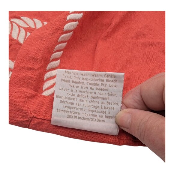 Set Of 4 Williams-Sonoma Nautical Rope Design Napkins Placemats 20x14 Inches - Picture 6 of 10